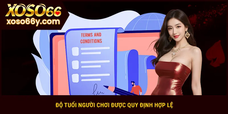 Độ tuổi người chơi được quy định hợp lệ